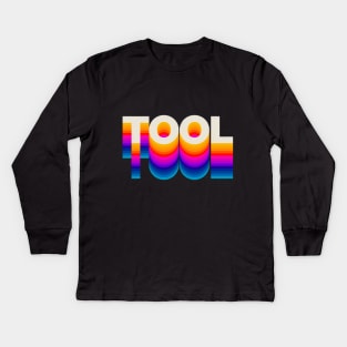 4 Letter Words -Tool Kids Long Sleeve T-Shirt